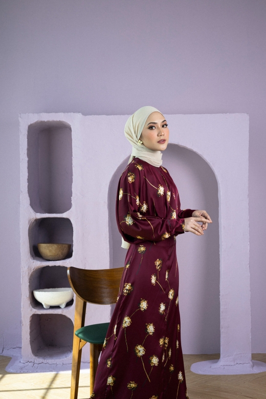 Thalia Dress - Burgundy Thalia Dress - Burgundy