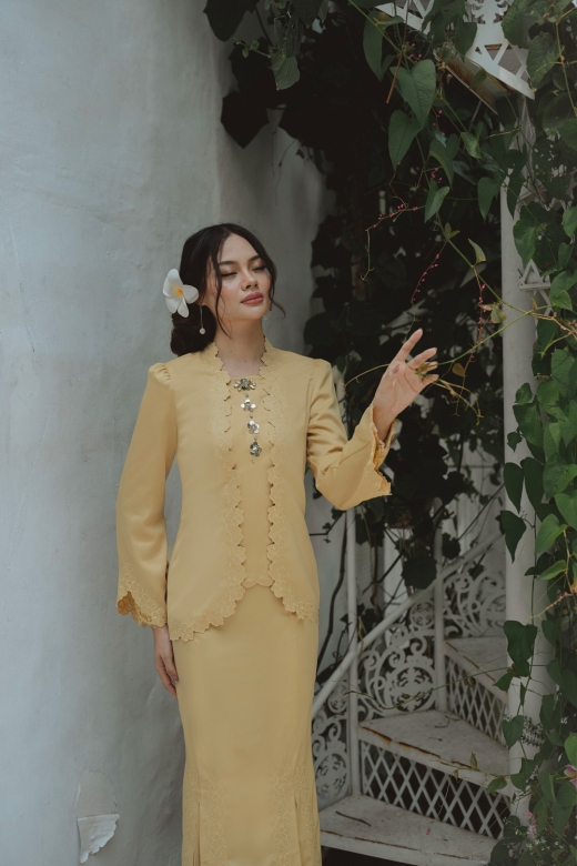 Azoura Kebaya - Baby yellow