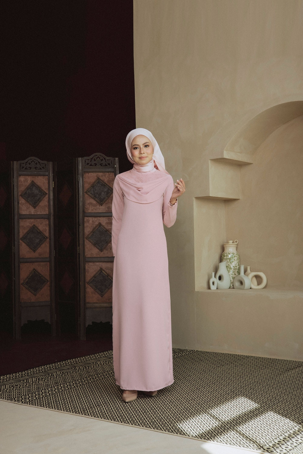 Soraya Dress - Rose Gold