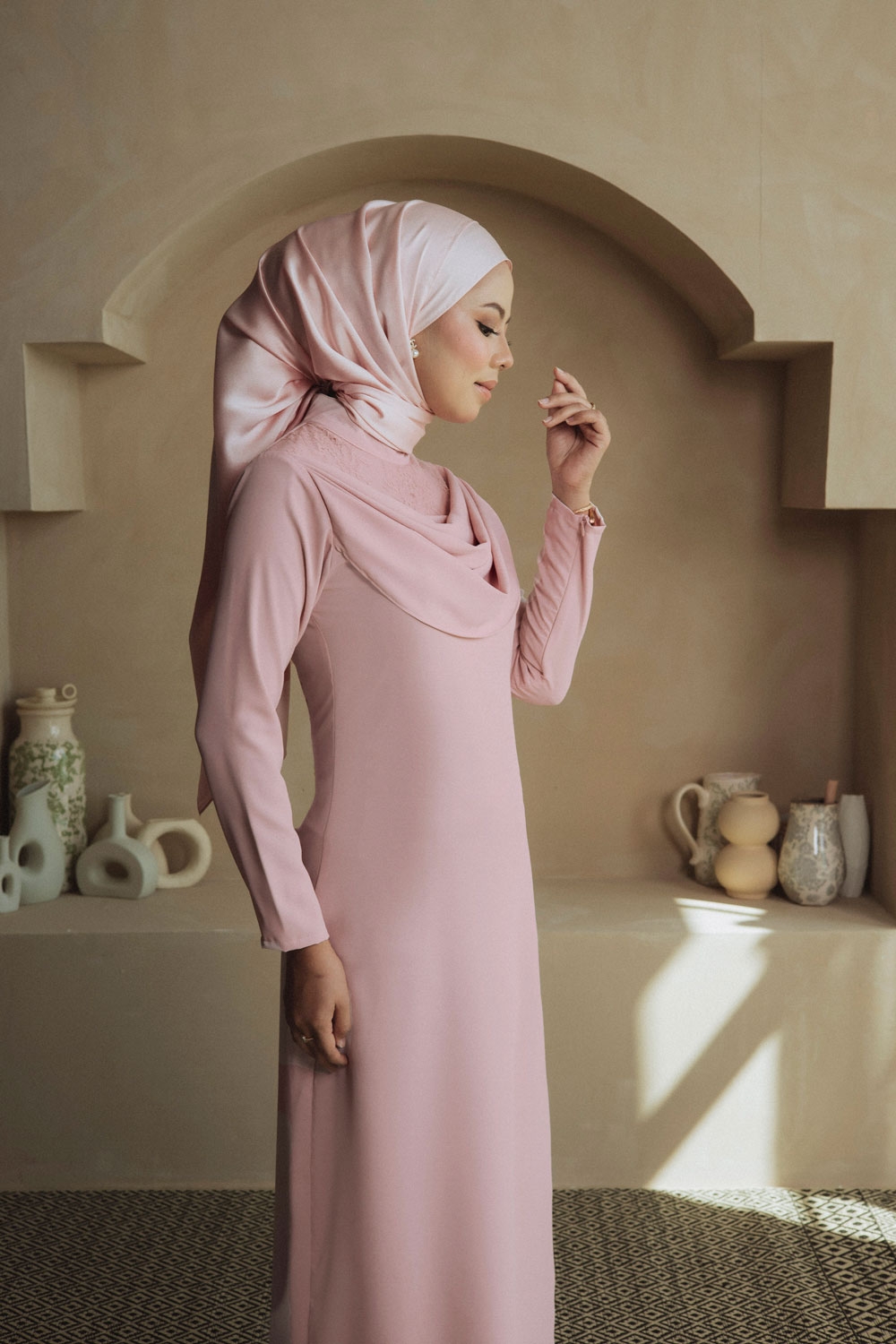 rose gold dress with hijab Rose Gold Princess sequin gown | Dress main image 0