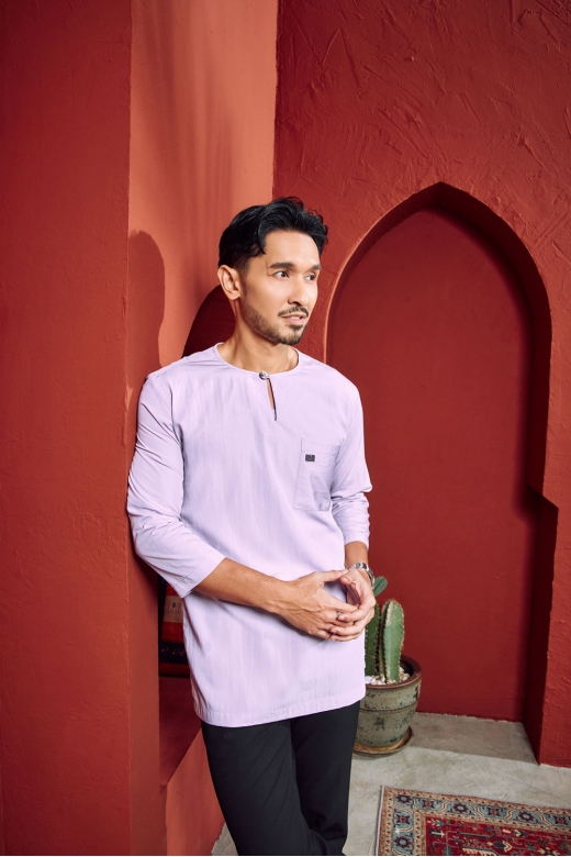 Rumii Johor Tops - Light Lilac